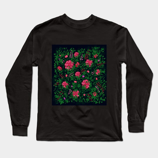 Beautiful flowers Long Sleeve T-Shirt by rainbowsunset